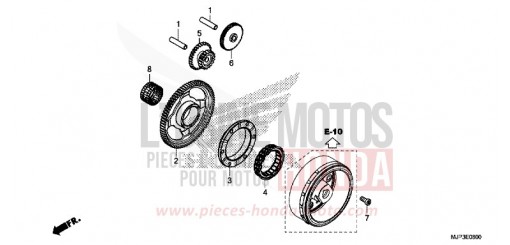 EMBRAYAGE DE DEMARRAGE CRF1000DH de 2017